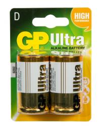 Батарейка D - GP 13AU Alkaline Ultra LR20-BC2 (2 штуки)