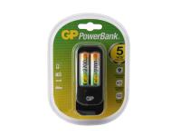 Зарядное устройство GP PowerBank 560GS + 2 ак. AA 2700 mAh (PB560GS270-2CR2)