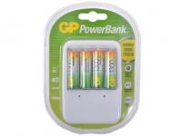 Зарядное устройство GP PowerBank 420GS + 4 ак. AA 1300 mAh (PB420GS130-2CR4)