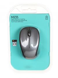 Мышь Logitech Wireless Mouse M235 Grey-Black 910-003146 / 910-002201