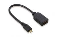 Аксессуар Greenconnect micro HDMI D 19M to HDMI A 19F GC-HDM2AF