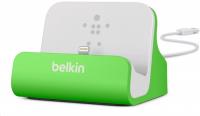 Аксессуар Док-станция Belkin ChargeSync Dock для iPhone 5 Green F8J045btGRN