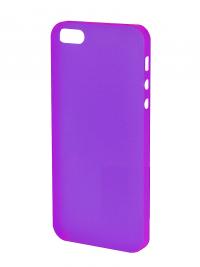 Аксессуар Чехол-накладка Just Case for iPhone 5 ультратонкий Purple