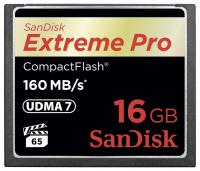 Карта памяти 16Gb - SanDisk Extreme Pro CF 160MB/s - Compact Flash SDCFXPS-016G-X46