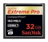 Карта памяти 32Gb - SanDisk Extreme Pro CF 160MB/s - Compact Flash SDCFXPS-032G-X46