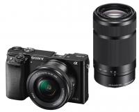 Фотоаппарат Sony Alpha A6000 Kit 16-50, 55-210 mm Black