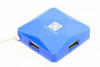 Хаб USB 5bites HB24-202BL USB 4 ports Blue
