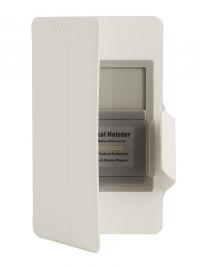 Аксессуар Чехол Media Gadget Clever SlideUP S 3.5-4.3-inch иск. кожа White CSU002