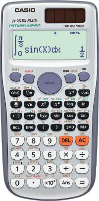 Калькулятор Casio FX-991ESPLUS - двойное питание
