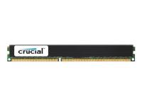 Модуль памяти Crucial PC3-12800 RDIMM DDR3 1600MHz ECC Reg CL11 DRx8 1.35V VLP - 4Gb CT4G3ERVLD8160B