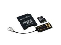Карта памяти 64Gb - Kingston - Micro Secure Digital XC UHS-I Class 10 MBLY10G2/64GB c карт-ридером + переходник под SD