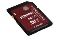 Карта памяти 64Gb - Kingston XC UHS-I(3) - Secure Digital SDA3/64GB