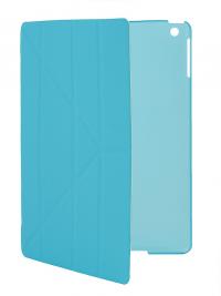 Аксессуар Чехол IT Baggage дл iPad Air hard case иск.кожа Blue ITIPAD501-4