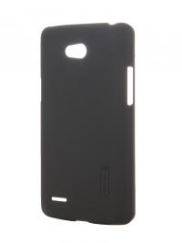 Аксессуар Чехол-накладка LG L80 D380 Nillkin Frosted Shield Black