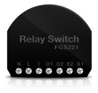 Исполнитель Fibaro Double Switch 2x1.5kW FIB_FGS-221 / FIB_FGS-222 / FIB_FGS-223 встраиваемое двойное реле