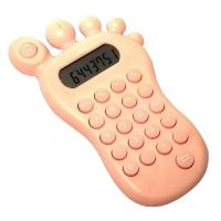 Калькулятор Эврика С головоломкой Pink в виде ступни 93631