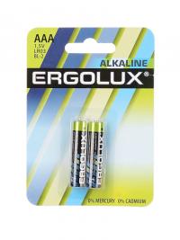 Батарейка AAA - Ergolux LR03 Alkaline BL-2 LR03 BL-2