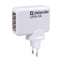 Зарядное устройство Defender UPA-04 4xUSB 83521