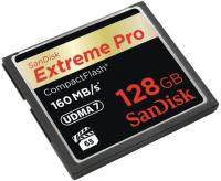 Карта памяти 128Gb - SanDisk Extreme Pro CF 160MB/s - Compact Flash SDCFXPS-128G-X46