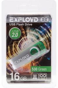 USB Flash Drive 16Gb - Exployd 530 Green EX016GB530-G