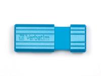 USB Flash Drive 32Gb - Verbatim Store n Go PinStripe Caribbean Blue 49057
