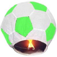 Небесный фонарик Эврика Фонарь желаний Футбольный мяч Green-White 93489