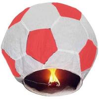 Небесный фонарик Эврика Фонарь желаний Футбольный мяч Red-White 93488