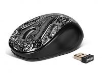 Мышь беспроводная Sven RX-360 Art Black-White USB