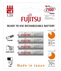 Аккумулятор AAA - Fujitsu HR-4UTCEX(4B) 750 mAh (4 штуки)