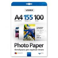 Фотобумага Videx GGA4-155/100 A4 155g/m2 глянцевая двухсторонняя 100 листов