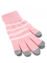 Теплые перчатки для сенсорных дисплеев iCasemore трикотажные р.UNI Pink