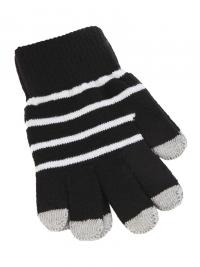 Теплые перчатки для сенсорных дисплеев iCasemore трикотажные р.UNI Black