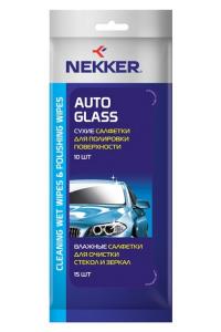 Аксессуар Nekker Auto Glass Cleaning & Polishing Wet Wipes VSK-00061094 - салфетки влажные для очистки стекол