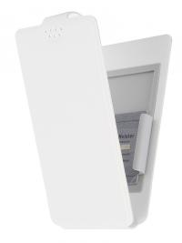 Аксессуар Чехол-флип Clever SlideUP M 4.4-5.0-inch универсальный иск. кожа White