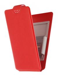 Аксессуар Чехол-флип Clever SlideUP M 4.4-5.0-inch универсальный иск. кожа Red