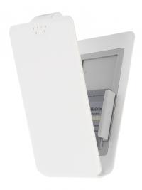 Чехол-флип Clever SlideUP S 3.5-4.3-inch универсальный иск. кожа White