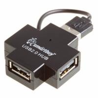 Хаб USB SmartBuy SBHA-6900-K USB 4 ports Black