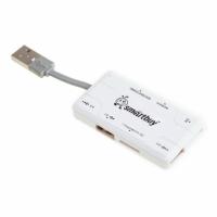 Хаб USB SmartBuy Combo SBRH-750-W White