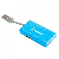 Хаб USB SmartBuy Combo SBRH-750-B Blue