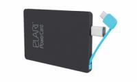 Аккумултор Elari PowerCard 2500mAh Micro USB / Lightning-адаптер Black