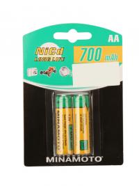 Аккумулятор AA - MINAMOTO 700 mAh NiCd (2 штуки)