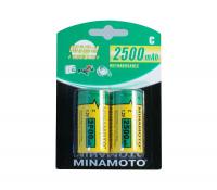 Аккумулятор C - MINAMOTO R14 2500 mAh NiCd (2 штуки)