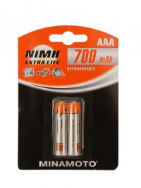 Аккумулятор AAA - MINAMOTO 700 mAh NiMH (2 штуки)