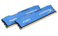 Модуль памяти Kingston HyperX Fury Blue DDR3 DIMM 1600MHz PC3-12800 CL10 - 8Gb KIT (2x4Gb) HX316C10FK2/8