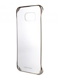 Аксессуар Чехол-накладка Samsung SM-G920 Galaxy S6 Clear Cover Gold EF-QG920BFEGRU