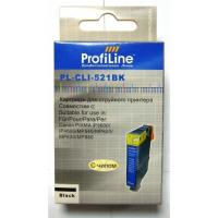 Картридж ProfiLine PL-CLI-521BK для Canon Pixma Ip3600/IP4600/MP540/MP620/MP630/MP980 с чипом