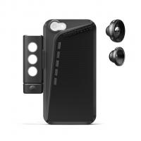 Аксессуар Чехол Manfrotto MKLOKLYP6 Black Case + 2 Lenses + LED для APPLE iPhone 6