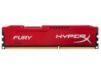 Модуль памяти Kingston HyperX Fury Red Series DDR3 DIMM 1600MHz PC3-12800 CL10 - 4Gb HX316C10FR/4