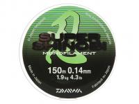 Леска Daiwa Super Shinobi 0.14mm 150m Light Green