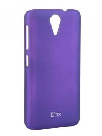 Аксессуар Чехол-накладка HTC Desire 620 SkinBox 4People T-S-HD620-002 Blue + защитная пленка